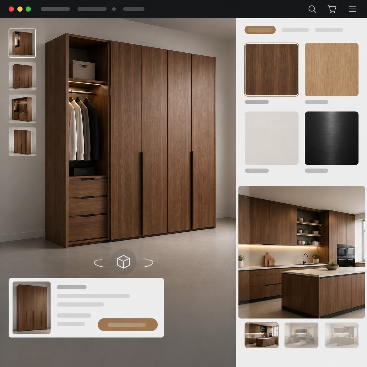 家具定制如何用Web3D展示不同材质？客户在线看效果更直观