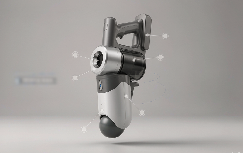 3D产品交互:产品模型上的交互热点与360度旋转示意